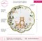 Set of 16 Baby Shower Premium Paper Plates - Woodland, 9 Inch